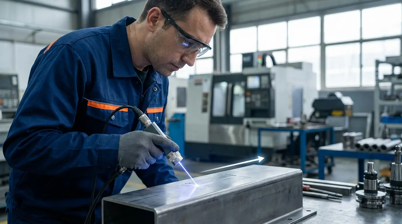 лазерная разметка металлического листа